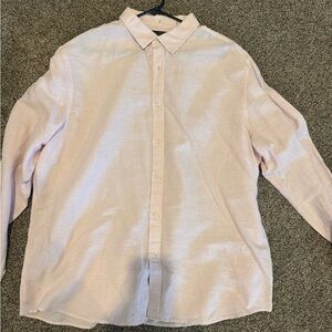 Banana Republic Soft Pink Button-Down Shirt
